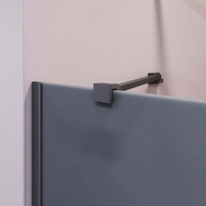 Шторка на ванну RGW Screens SC-150-B 700, 351115007-34, 70 см, стекло тонированное, профиль черный