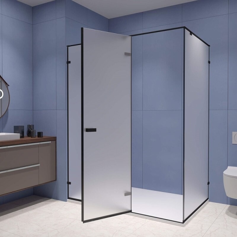 Душевой уголок RGW Stilvoll SV-040-B, 353204029-24, 120 х 90 см, стекло матовое, профиль черный