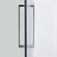 Душевой уголок WasserKRAFT Leine 35P11, 90 х 90 см, пятиугольный, стекло прозрачное, профиль серебристый