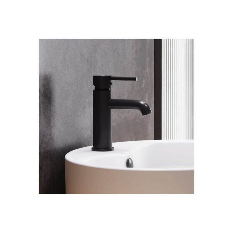 Смеситель для раковины Damixa Scandinavian Pure 360210300, цвет черный матовый