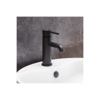 Смеситель для раковины Damixa Scandinavian Pure 360210300, цвет черный матовый