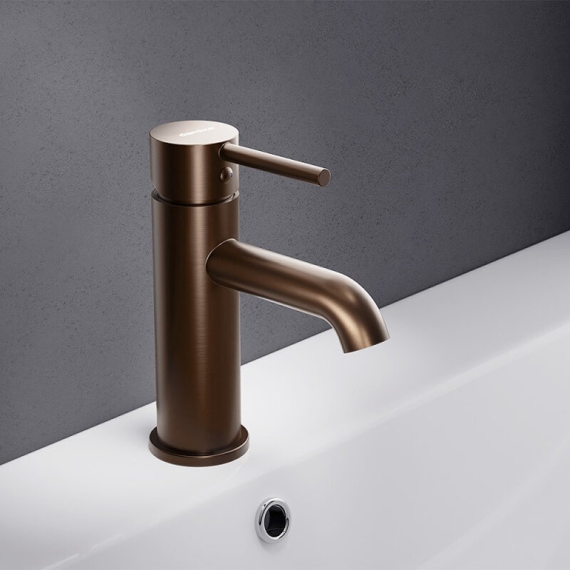 Смеситель для раковины Damixa Scandinavian Pure 360210500, розовое золото
