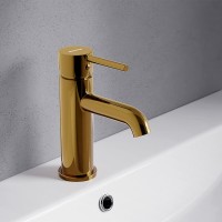 Смеситель для раковины Damixa Scandinavian Pure 360210600, золото