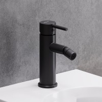 Смеситель для биде Damixa Scandinavian Pure 360240300, с донным клапаном, черный матовый