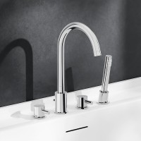 Смеситель Damixa Scandinavian Pure 360400000 на борт ванны, цвет хром