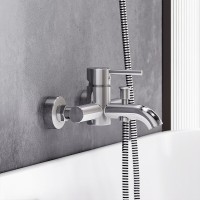 Смеситель для ванны и душа Damixa Scandinavian Pure 361000000, хром