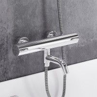 Смеситель для ванны и душа Damixa Scandinavian Pure 363000000, термостатический, хром