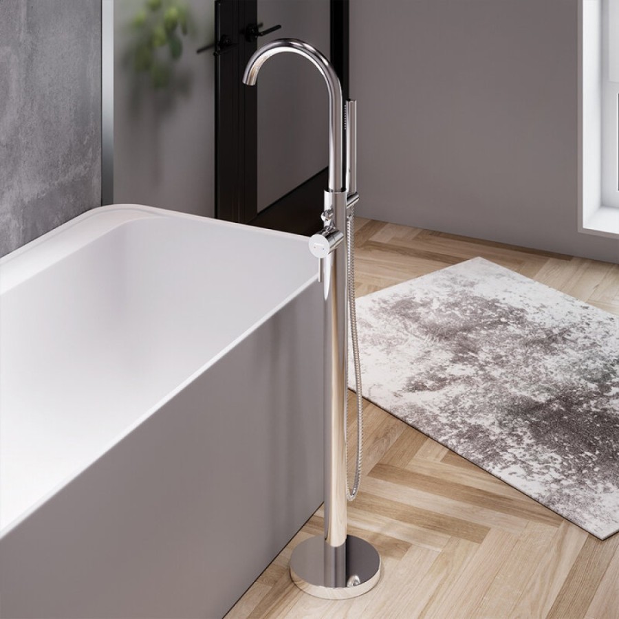 Смеситель для ванны и душа Damixa Scandinavian Pure 365000000, цвет хром