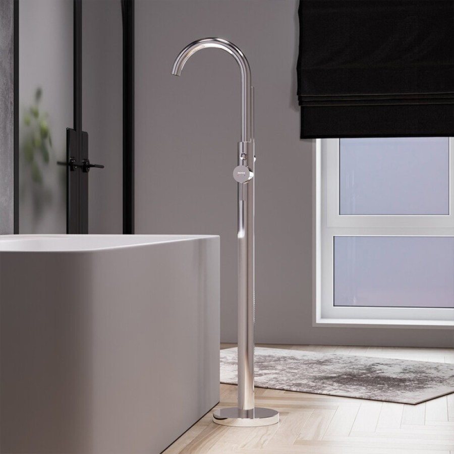Смеситель для ванны и душа Damixa Scandinavian Pure 365000000, цвет хром