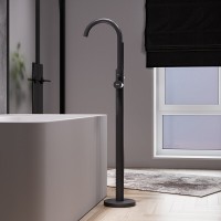Смеситель для ванны и душа Damixa Scandinavian Pure 365000300, цвет черный матовый