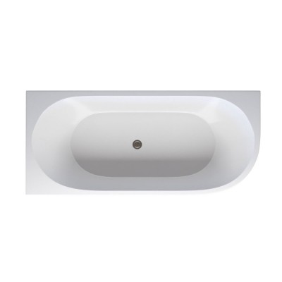 Ванна акриловая Aquanet Family Elegant A 180 x 80 см, левая, белый матовый, 260054