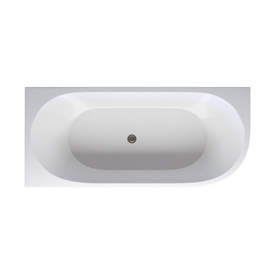 Ванна акриловая Aquanet Family Elegant A 180 x 80 см, левая, белый матовый, 260054
