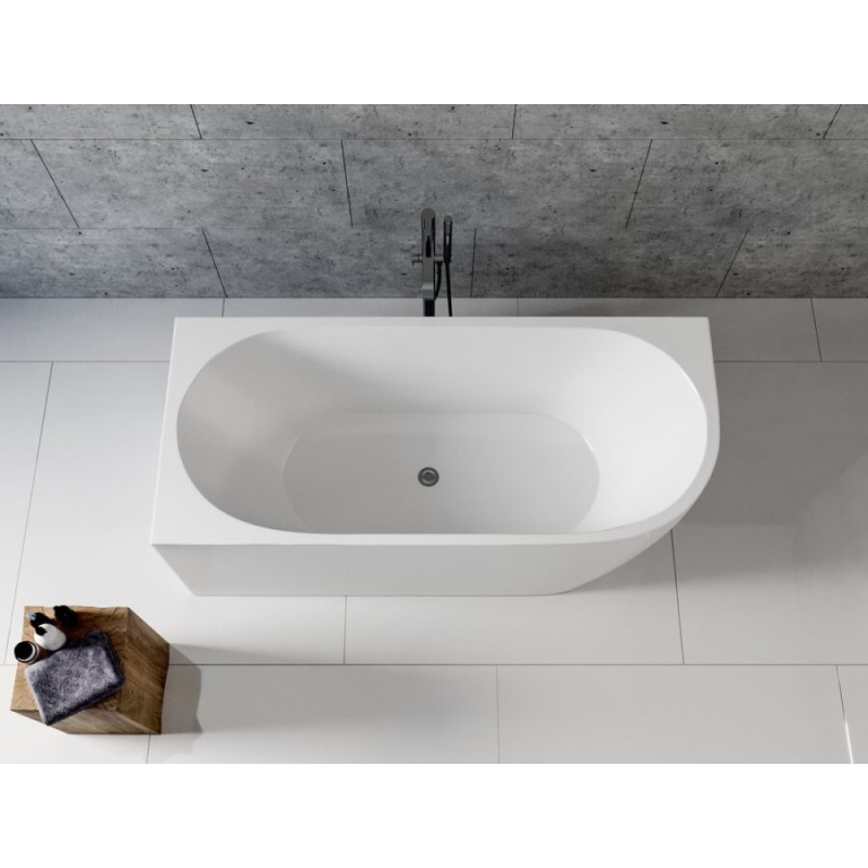 Ванна акриловая Aquanet Family Elegant A 180 x 80 см, левая, белый матовый, 260054