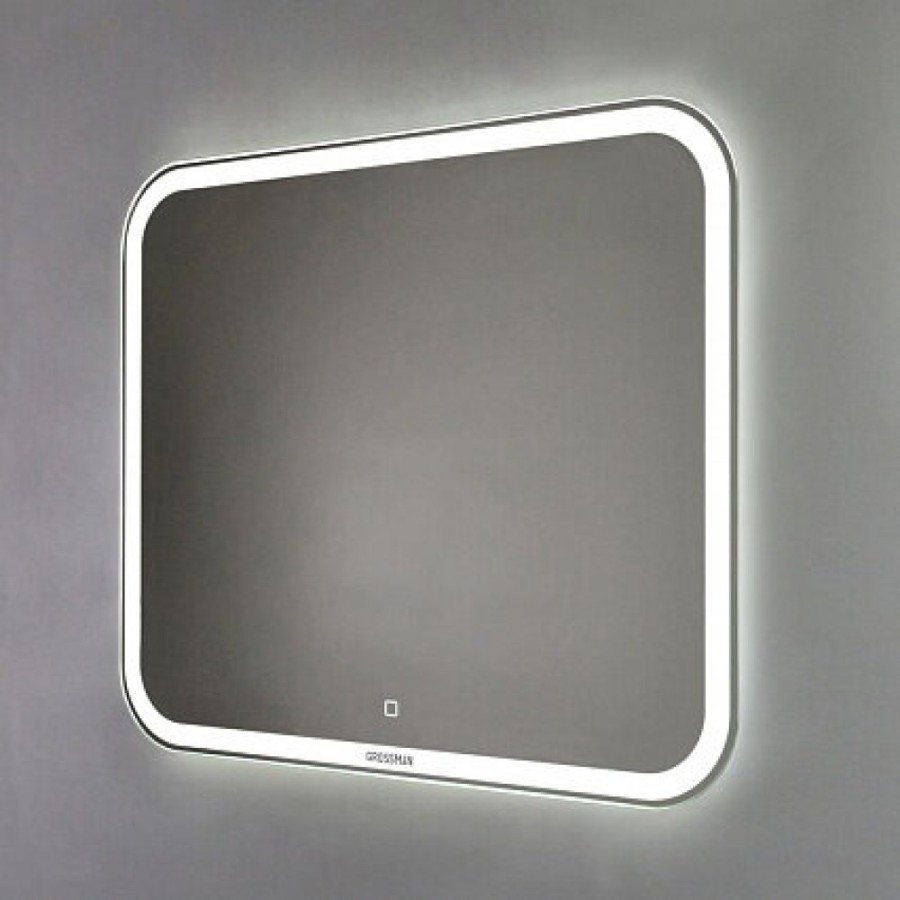Зеркало Grossman Comfort 80 x 55 см с подсветкой, сенсорный выключатель, 380550