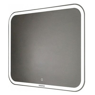 Зеркало Grossman Comfort 80 x 55 см с подсветкой, сенсорный выключатель, 380550