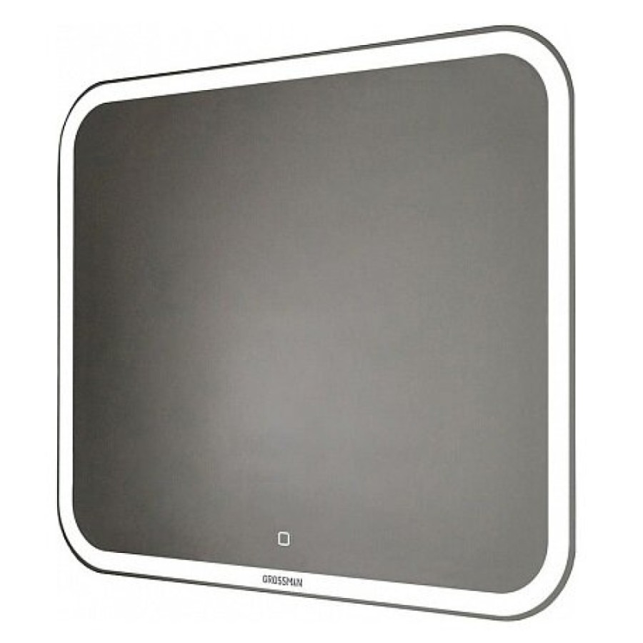 Зеркало Grossman Comfort 80 x 55 см с подсветкой, сенсорный выключатель, 380550