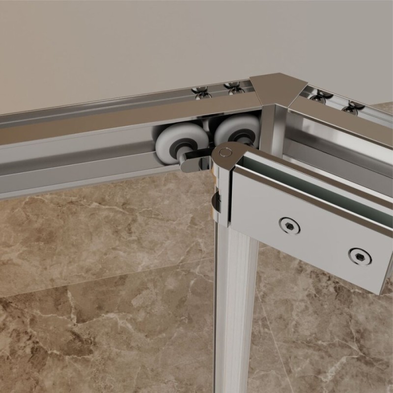 Душевой уголок RGW Passage 38088692-11N, 90 x 120 см, стекло прозрачное, профиль хром