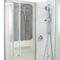 Душевая кабина RGW Andaman AN-208, 90 x 90 см, стекла прозрачные, профиль сатин (матовый хром), 381320899-12