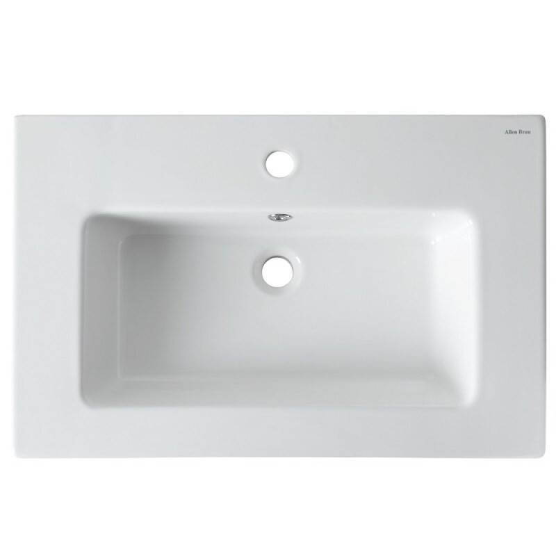 Раковина Allen Brau Fantasy 4.11011.20 Flat 70 см, керамика, белая