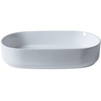 Раковина Allen Brau Fantasy 4.11022.20 Oval 55 х 36 см, накладная, керамика, белая
