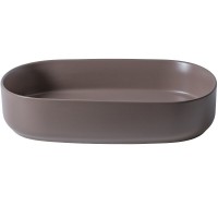 Раковина Allen Brau Fantasy 4.11022.TP Oval 55 х 36 см, накладная, керамика, цвет коричневый
