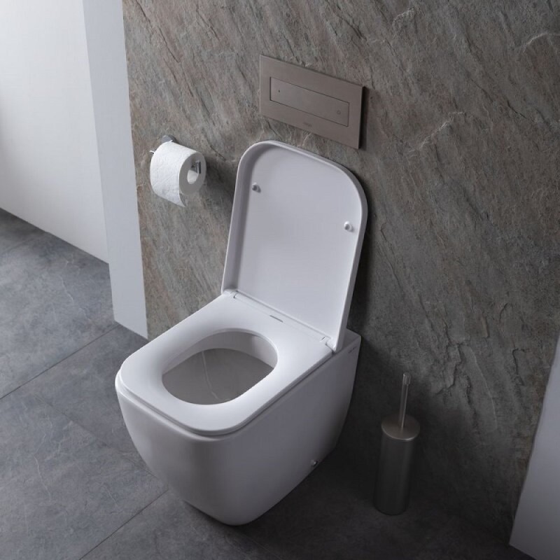 Приставной унитаз Allen Brau Infinity 4.21003.20 безободковый, белый