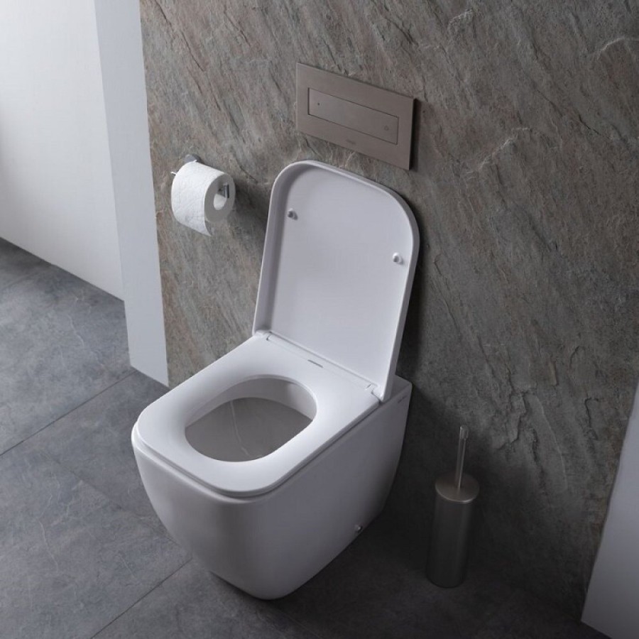 Приставной унитаз Allen Brau Infinity 4.21003.20 безободковый, белый