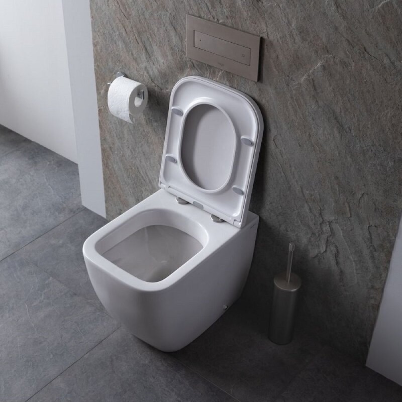 Приставной унитаз Allen Brau Infinity 4.21003.20 безободковый, белый