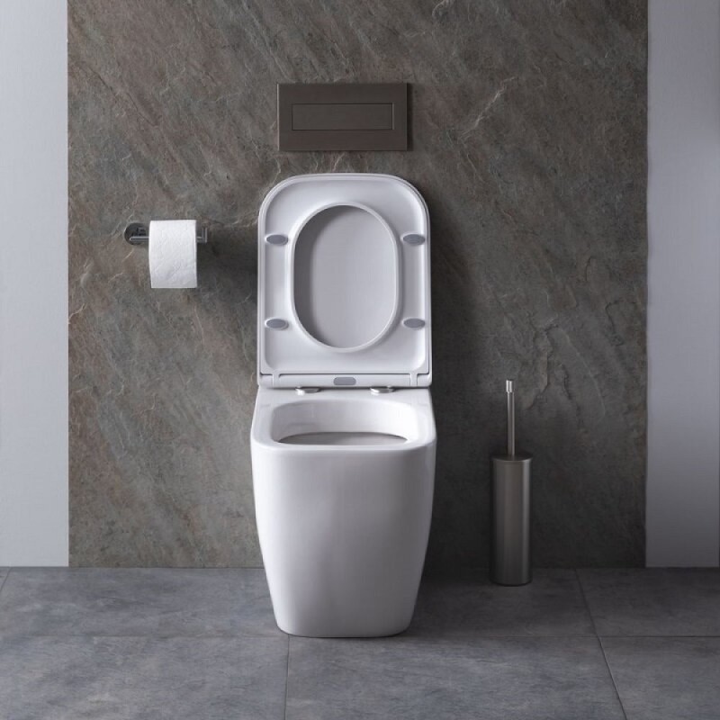 Приставной унитаз Allen Brau Infinity 4.21003.20 безободковый, белый