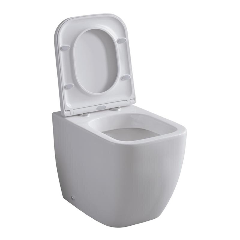 Приставной унитаз Allen Brau Infinity 4.21003.20 безободковый, белый