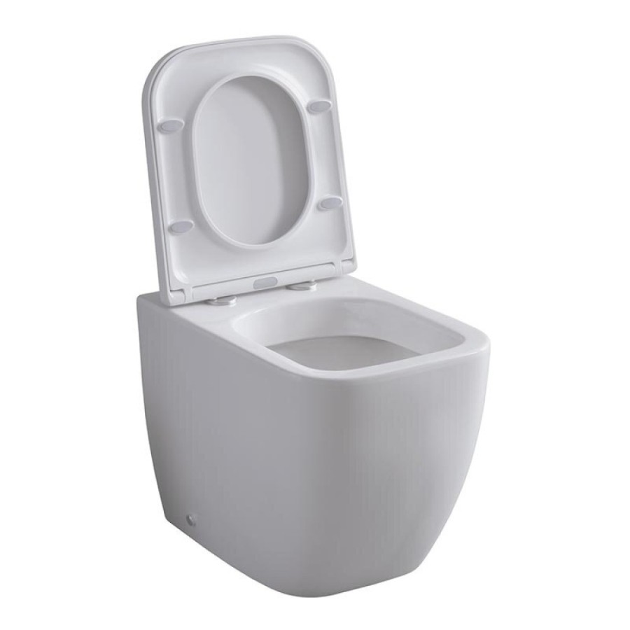 Приставной унитаз Allen Brau Infinity 4.21003.20 безободковый, белый