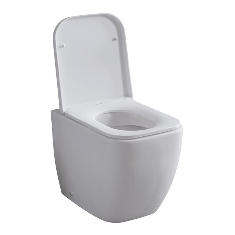 Приставной унитаз Allen Brau Infinity 4.21003.20 безободковый, белый