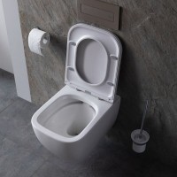 Подвесной унитаз Allen Brau Infinity 4.21004.20 безободковый, белый