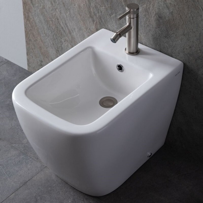 Биде Allen Brau Infinity 4.21005.20 приставное, белое