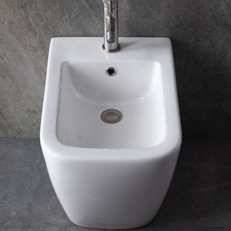 Биде Allen Brau Infinity 4.21005.20 приставное, белое