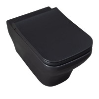 Подвесной унитаз Allen Brau Infinity 4.21011.31, безободковый, цвет черный матовый