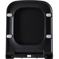 Крышка-сиденье Allen Brau Infinity 4.21014.31 для унитаза, микролифт, черный матовый