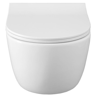 Подвесной унитаз Allen Brau Priority 36 x 54 см, безободковый, белый, 4.31001.20