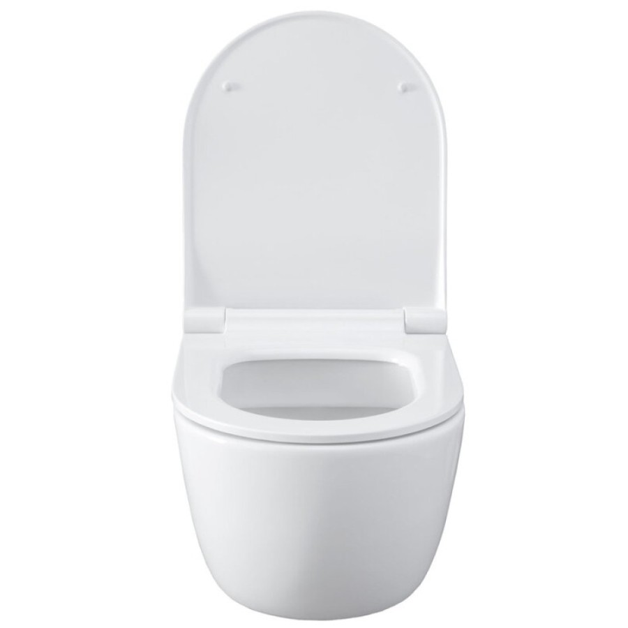 Подвесной унитаз Allen Brau Priority 36 x 54 см, безободковый, белый, 4.31001.20
