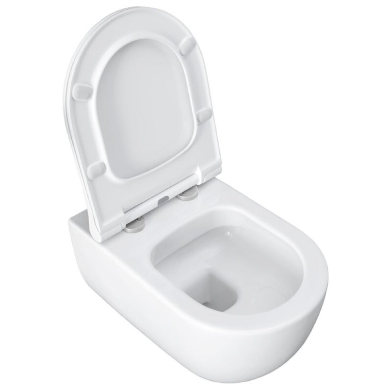 Подвесной унитаз Allen Brau Priority 36 x 54 см, безободковый, белый, 4.31001.20
