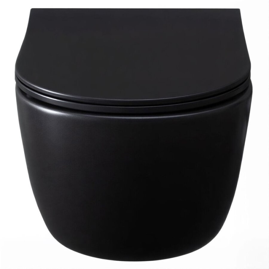 Подвесной унитаз Allen Brau Priority 4.31001.31 36 x 54 см, безободковый, черный
