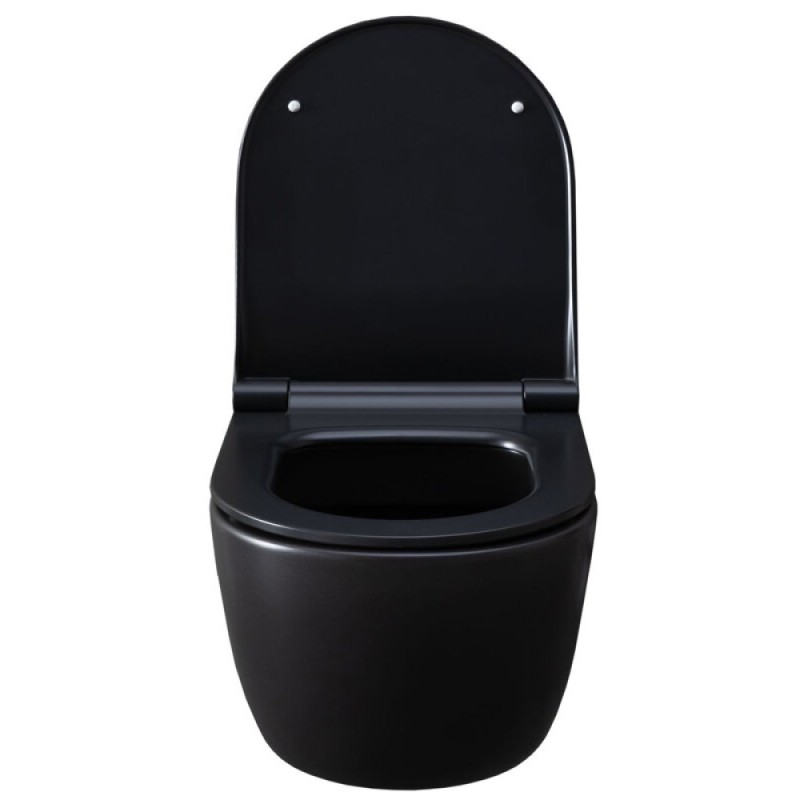 Подвесной унитаз Allen Brau Priority 4.31001.31 36 x 54 см, безободковый, черный