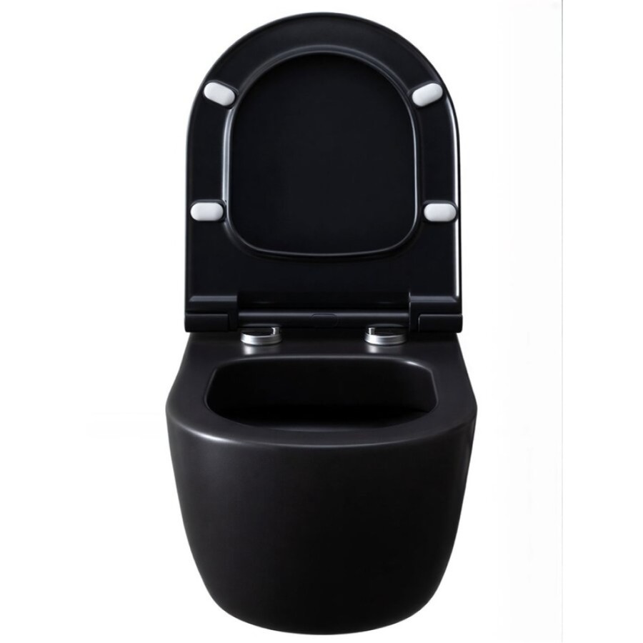 Подвесной унитаз Allen Brau Priority 4.31001.31 36 x 54 см, безободковый, черный