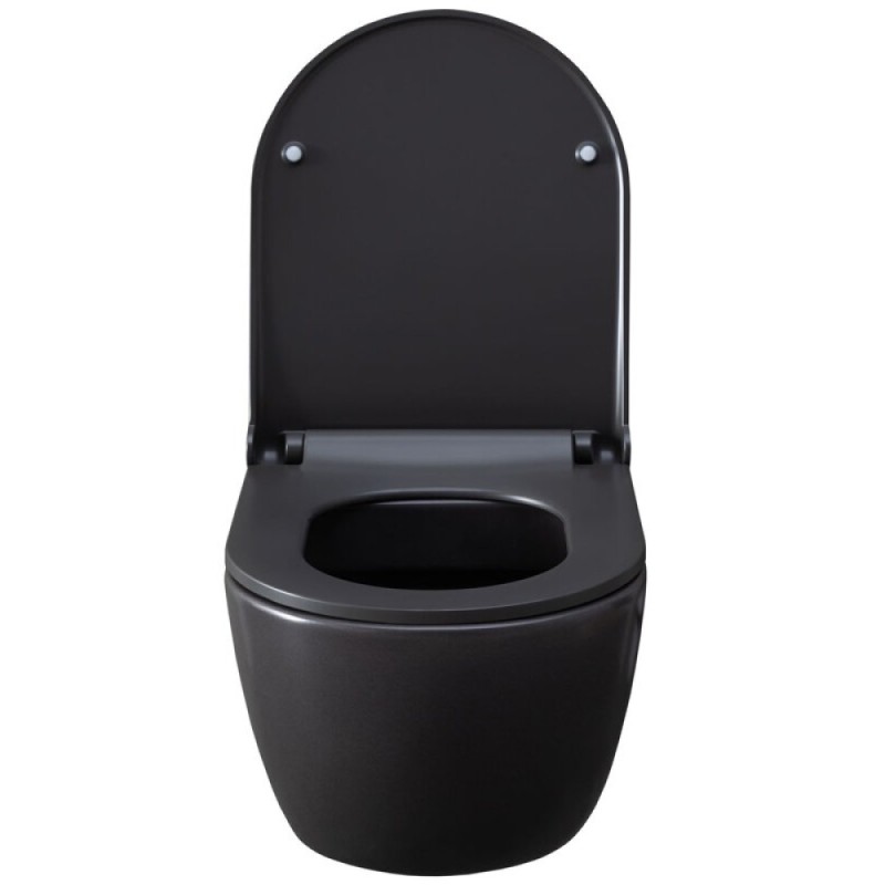 Подвесной унитаз Allen Brau Priority 4.31001.AN 36 x 54 см, безободковый, антрацит
