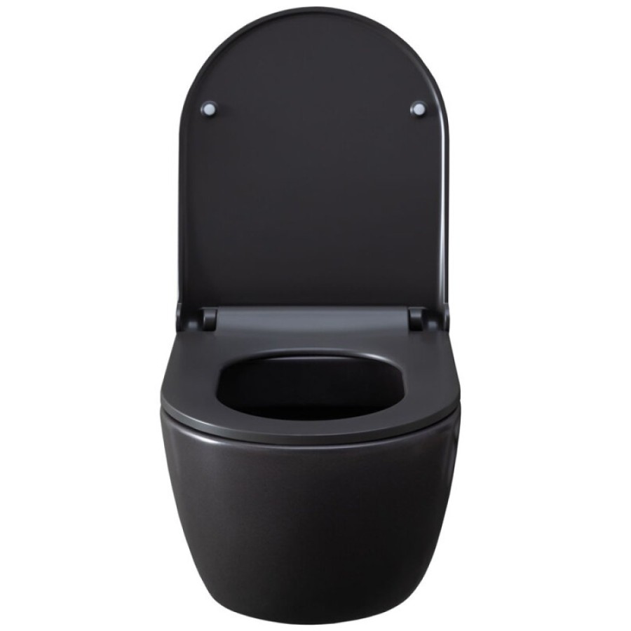 Подвесной унитаз Allen Brau Priority 4.31001.AN 36 x 54 см, безободковый, антрацит