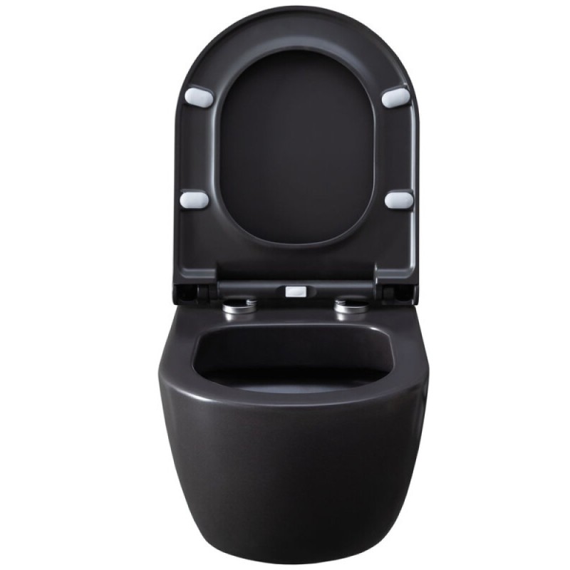 Подвесной унитаз Allen Brau Priority 4.31001.AN 36 x 54 см, безободковый, антрацит