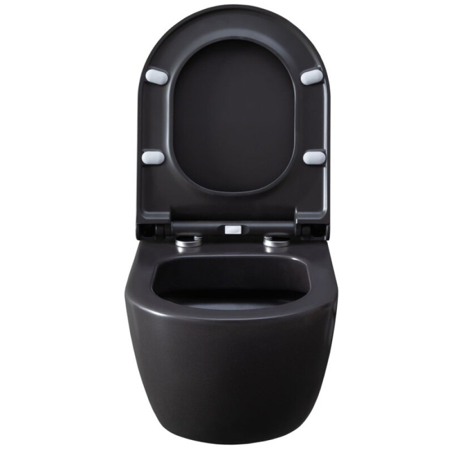 Подвесной унитаз Allen Brau Priority 4.31001.AN 36 x 54 см, безободковый, антрацит
