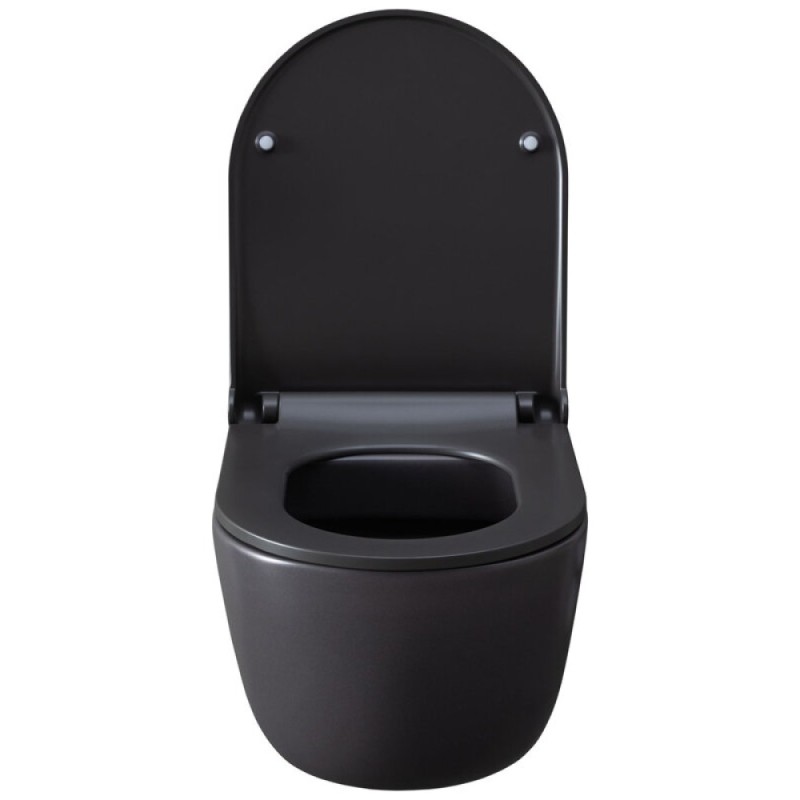 Подвесной унитаз Allen Brau Priority 4.31002.AN 2 36 x 49 см, безободковый, антрацит