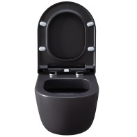 Подвесной унитаз Allen Brau Priority 4.31002.AN 2 36 x 49 см, безободковый, антрацит