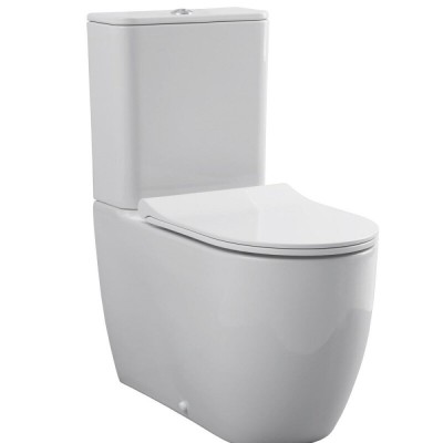 Унитаз-компакт Allen Brau Priority 4.31003.20/4.XX000.20, безободковый, цвет белый